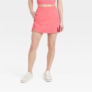 Women's Knit Slit Skort - All In Motion™
Coral Pink S new